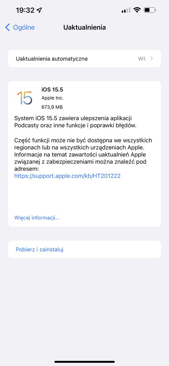 dominiklada's tweet image. No i cyk - są nowe systemy #iOS15.5 #macOS12.4 itd