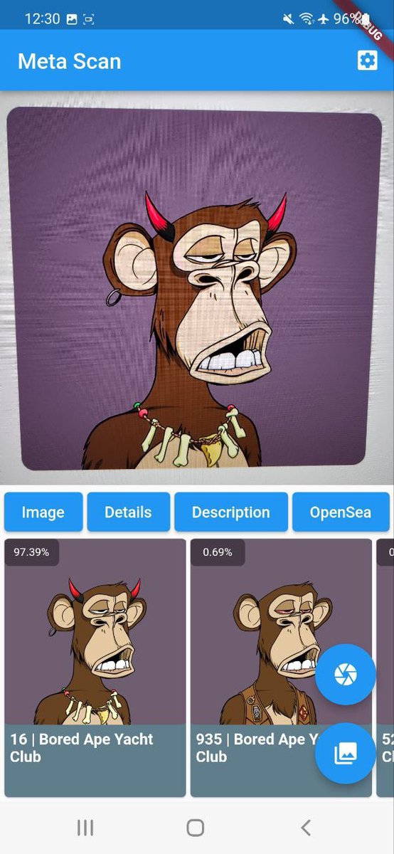 MetaScanApp's tweet photo. MetaScan on the way 😎
Scan any NFT 🐵🐶🐭🐹🐰🐸🦄 https://t.co/k7p5NEbyrF