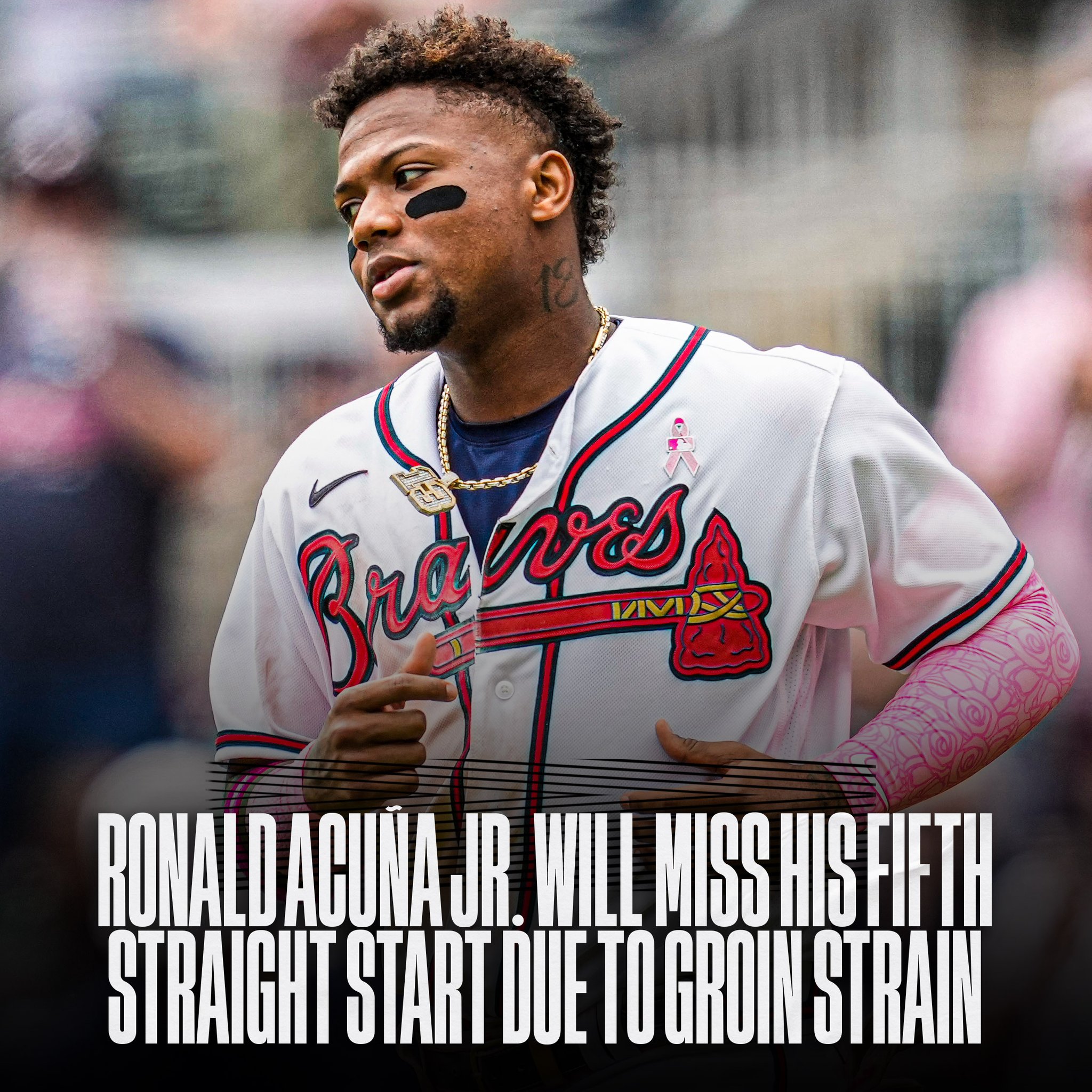 Bally Sports Braves on Twitter "Ronald Acuña Jr. is not in Atlanta's