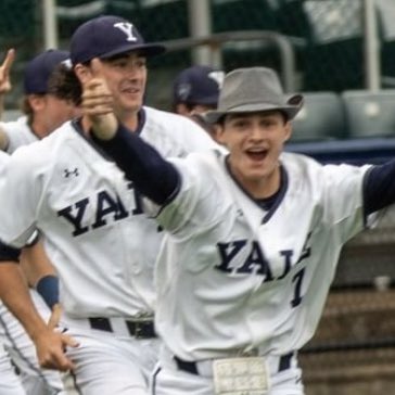 calebturner23's tweet photo. A player on the Yale baseball team wore a fedora with safari flaps during a game yesterday. I heard the umpire told him to take it off because it was distracting the other team, but he said the guy at the store said he’s the only one he’s ever seen pull it off. (@ITYSL_memes IG) https://t.co/vEd98dpXih