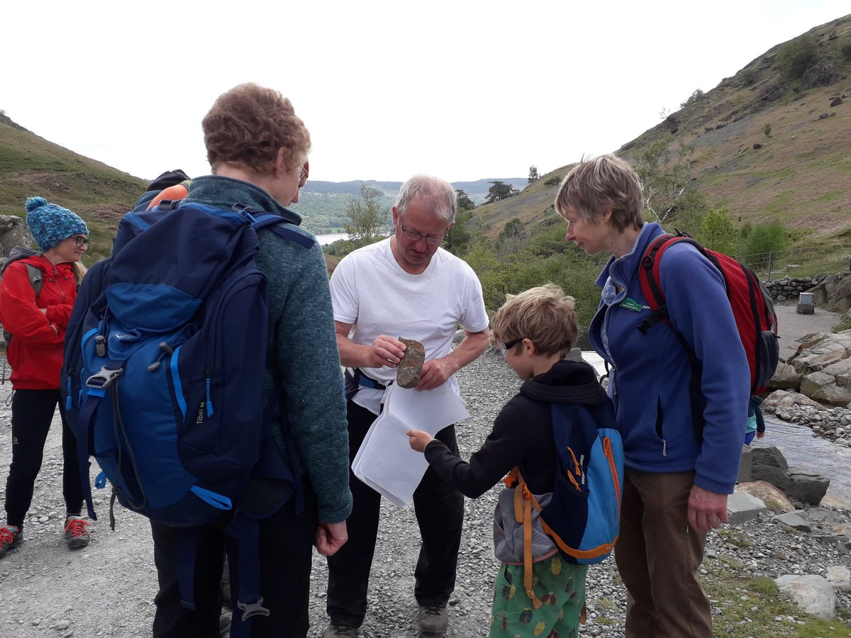 WestmorlandGeo1's tweet photo. #Geoweek22 walk and talk from Ruskin museum Coniston #Cumbria up to the Copper mines. Thanks to @ruskin_the #cumbriageoconservation and @CATMHS1 https://t.co/BbkRzcSchY