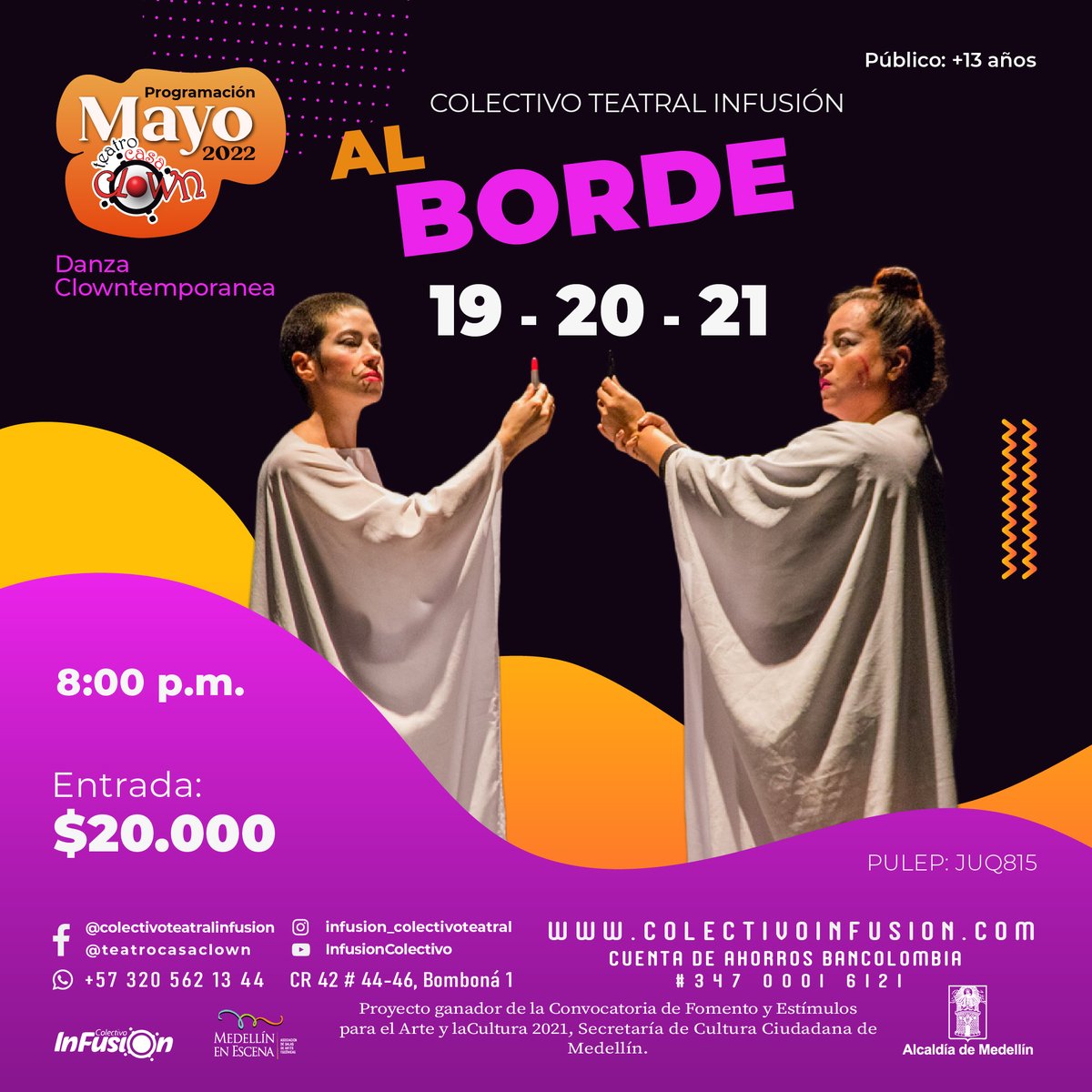 DSanIgnacio's tweet photo. 🏙 ¿Cuál crees que será tu evento favorito esta semana en el Distrito?
Conoce toda la programación que trae para ti San Ignacio 👇🏼 

#AgendaCultural #DistritoSanIgnacio #Medellin #SomosDistritoSanIgnacio #Mayo https://t.co/xiQQhebP7N