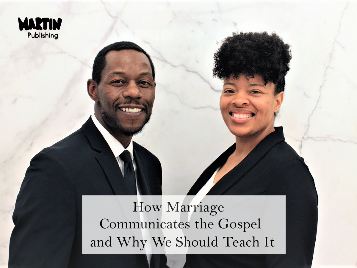 MartinPublish's tweet photo. This book will be out next week! It talks about so much more than just marriage.

- How Marriage Communicates The Gospel, and Why We Should Teach It by Jahid O'Neal #MartinBooks https://t.co/hLHKPznbYO