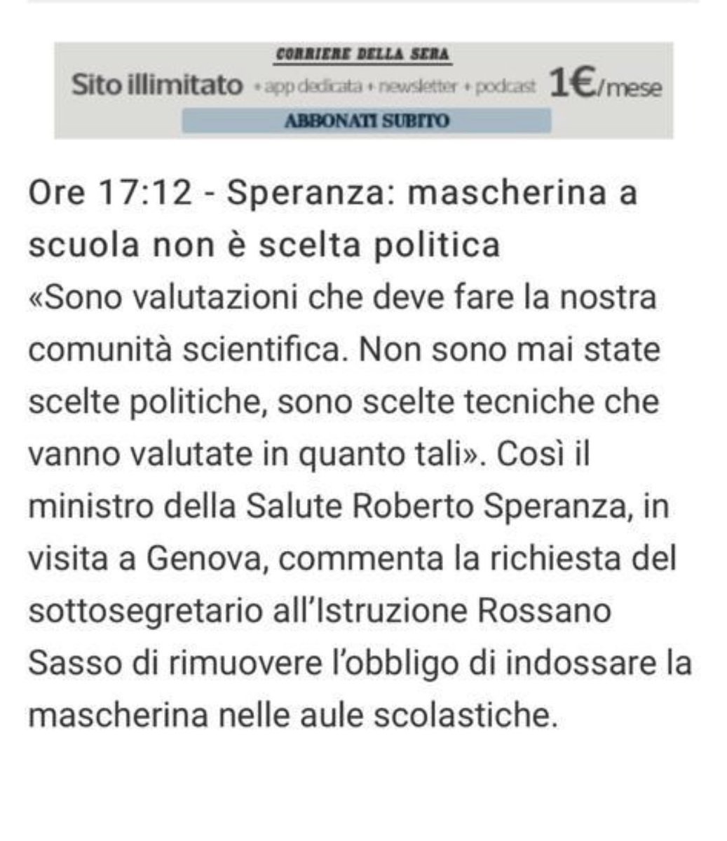 madforfree's tweet photo. Il Cts è stato sciolto dopo cessazione stato di emergenza. Lo stato di emergenza è finito. Le mascherine le hanno tolte nelle scuole di tutto il mondo. Ma in Italia restano. Il Min.Salute comunica che la decisione di lasciarle non è politica ma “della scienza” #giocodelloca https://t.co/bv6KqHtAHq