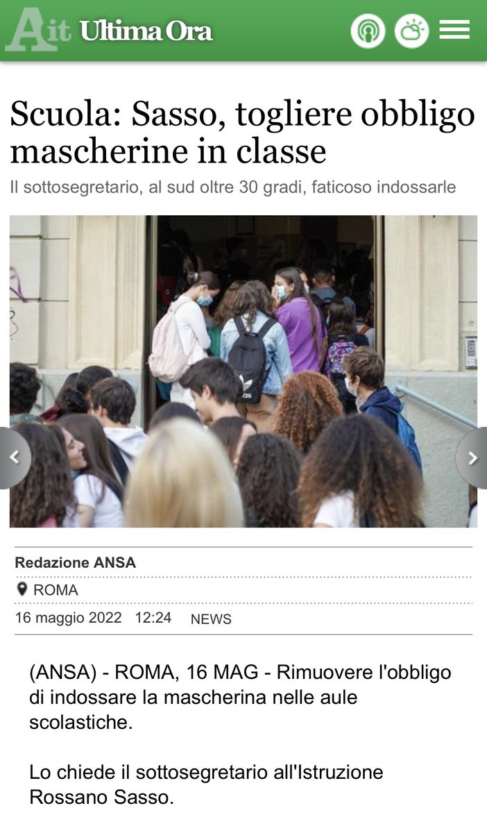 madforfree's tweet photo. Il Cts è stato sciolto dopo cessazione stato di emergenza. Lo stato di emergenza è finito. Le mascherine le hanno tolte nelle scuole di tutto il mondo. Ma in Italia restano. Il Min.Salute comunica che la decisione di lasciarle non è politica ma “della scienza” #giocodelloca https://t.co/bv6KqHtAHq