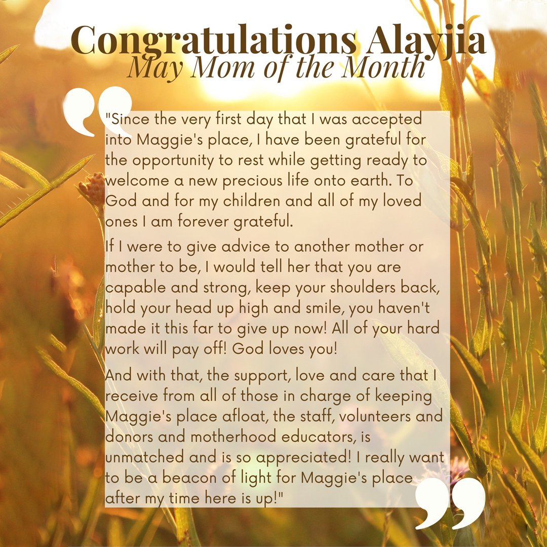 Maggie's Place tweet media