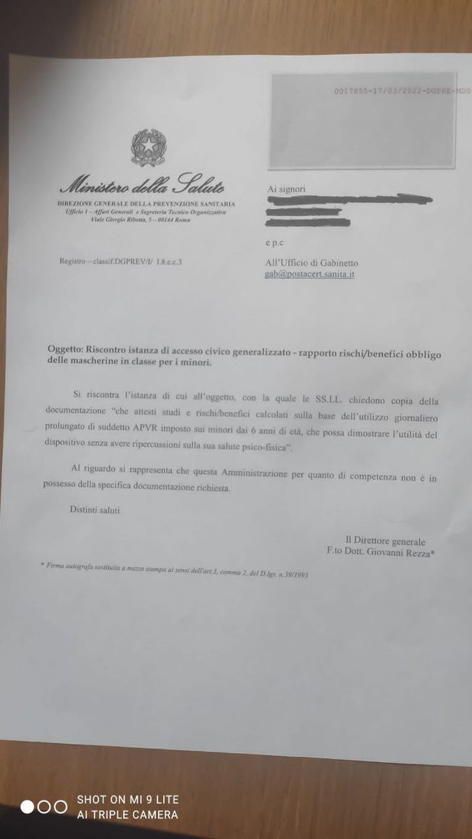 GfveGianfra's tweet photo. @roxsasso Non c’è nulla di tecnico e non solo”per lei”, ma per espressa ammissione del @MinisteroSalute oltre che per riconoscimento giudiziario che non hanno potuto appellare es TAR Lazio 9342/21. Ma lei è GOVERNO per cui o @LegaSalvini almeno sui bambini è capace di imporsi o siete aria! https://t.co/3zsH2QXHRG