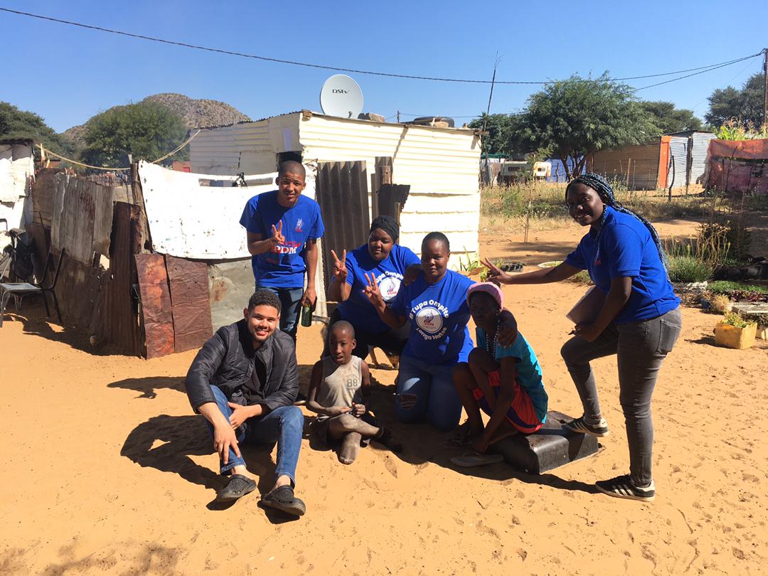 PDMYLNamibia's tweet photo. In Pictures📷: PDM Youth League in Omitara recruiting new members and spreading the #GiveUsAChance hashtag campaign 🇫🇷🇫🇷 https://t.co/enkI4CFyXC