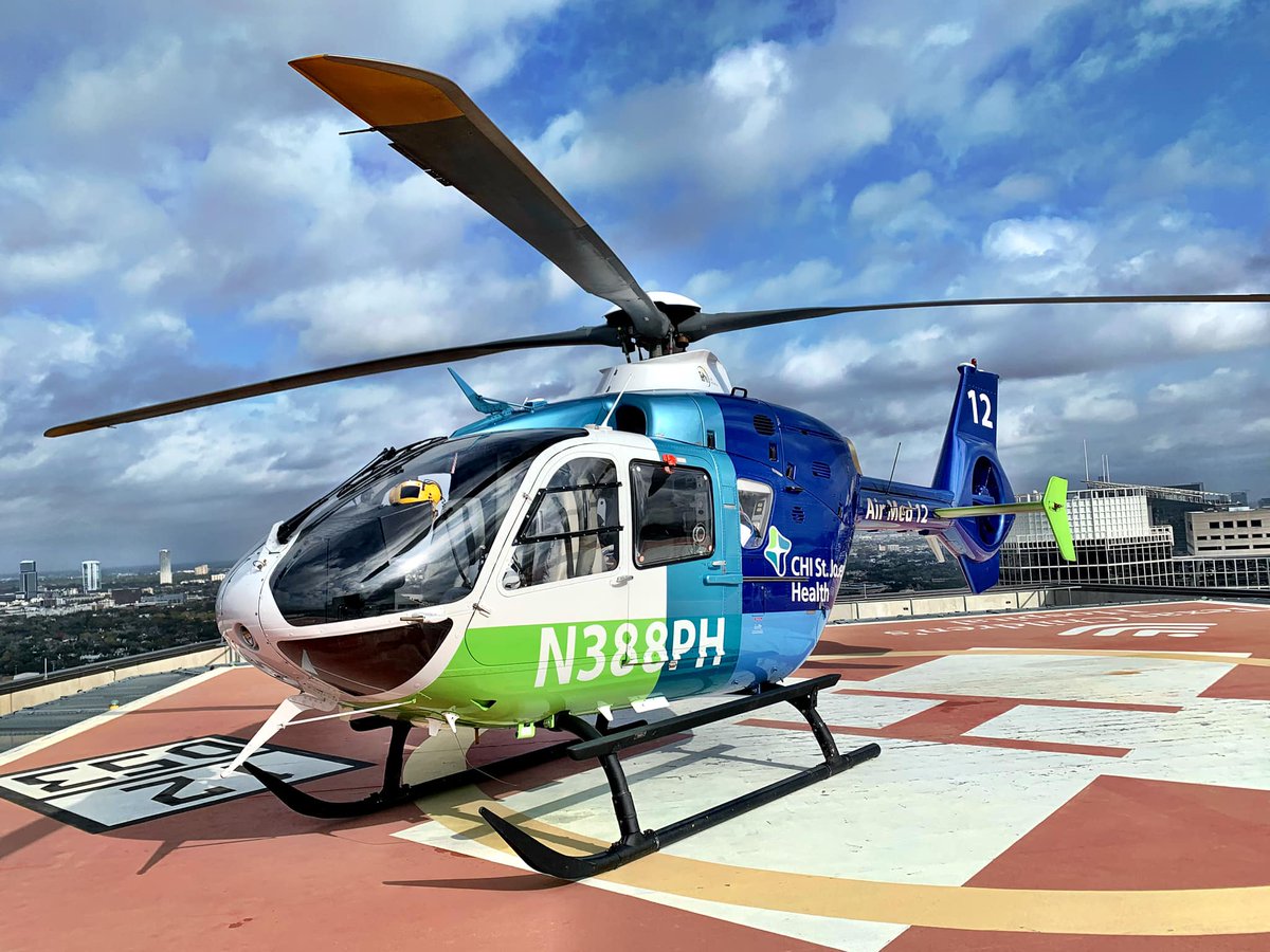 It's #EMSWeek, which is especially exciting here at <a href="/StJoseph_Health/">St. Joseph Health</a>! We are home to Air Med 12, the only air medical transport in the Brazos Valley. Thank you to our #FirstResponders on the ground and in the air!