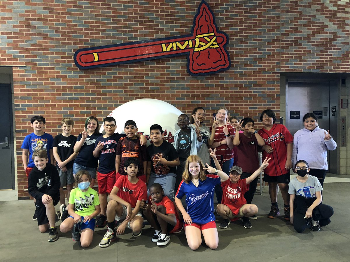 Judy_Cauthen's tweet photo. 5th grade Truist Park trip was AMAZING! Thank you Mrs. Moore for organizing our first trip in years! @ClarkCreekSTEM @loricoombsmoore https://t.co/hj4x8g8ppp