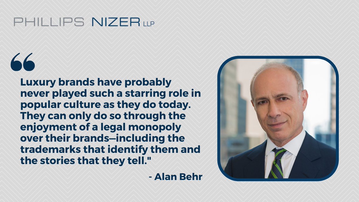 NFTs have moved into fashion law, and a lawsuit involving fashion and #NFTs that is now in its early stages may help clarify what the law will consider an NFT to be. Learn more about this case and what it means in this blog post by Alan Behr: bit.ly/3vpFsHa

#fashionlaw