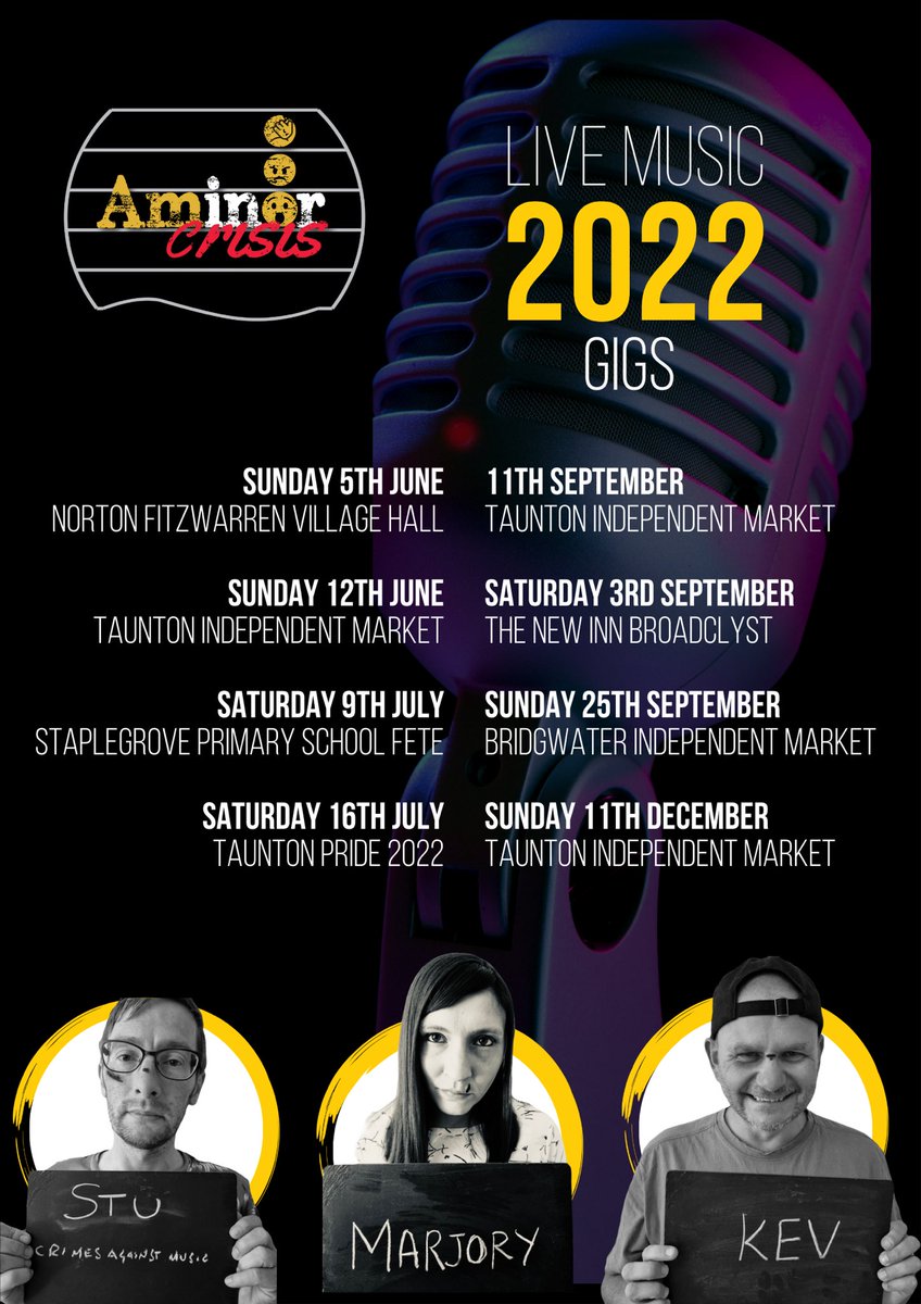 Hello twitter my old friend
I’ve come to talk to you again 🎶🎶

Gig dates ⤵️ the 2022 story so far 🙌🏼