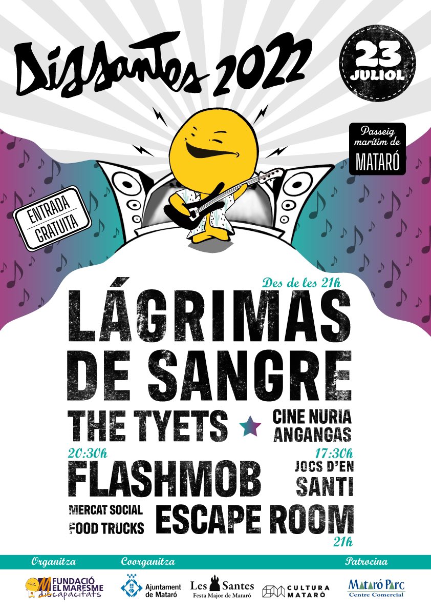thetyets's tweet photo. Bueno els tiets per Santes xfi🌟

23 de juliol a la platja de Mataró amb hit de Jo soc com tu inclòs🤝❤️‍🔥 @FundacioMaresme https://t.co/kGNIJ7G8Vr