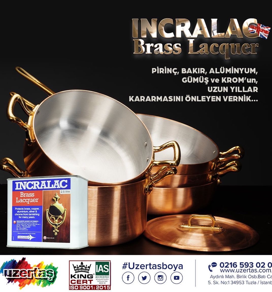 uzertas's tweet photo. Metal yüzeylerdeki kararma ve korozyona son !!!
#incralacprotectivecoating #ıncralac #metalverniği #metal #uzertas #bakır #krom #pirinç 
#ıncralac #metalverniği #metalendüstrisi #aydınlatma #dekoratifürünler #denizaraçları #otomotiv #plaka #madalyon https://t.co/lplRBE94OM