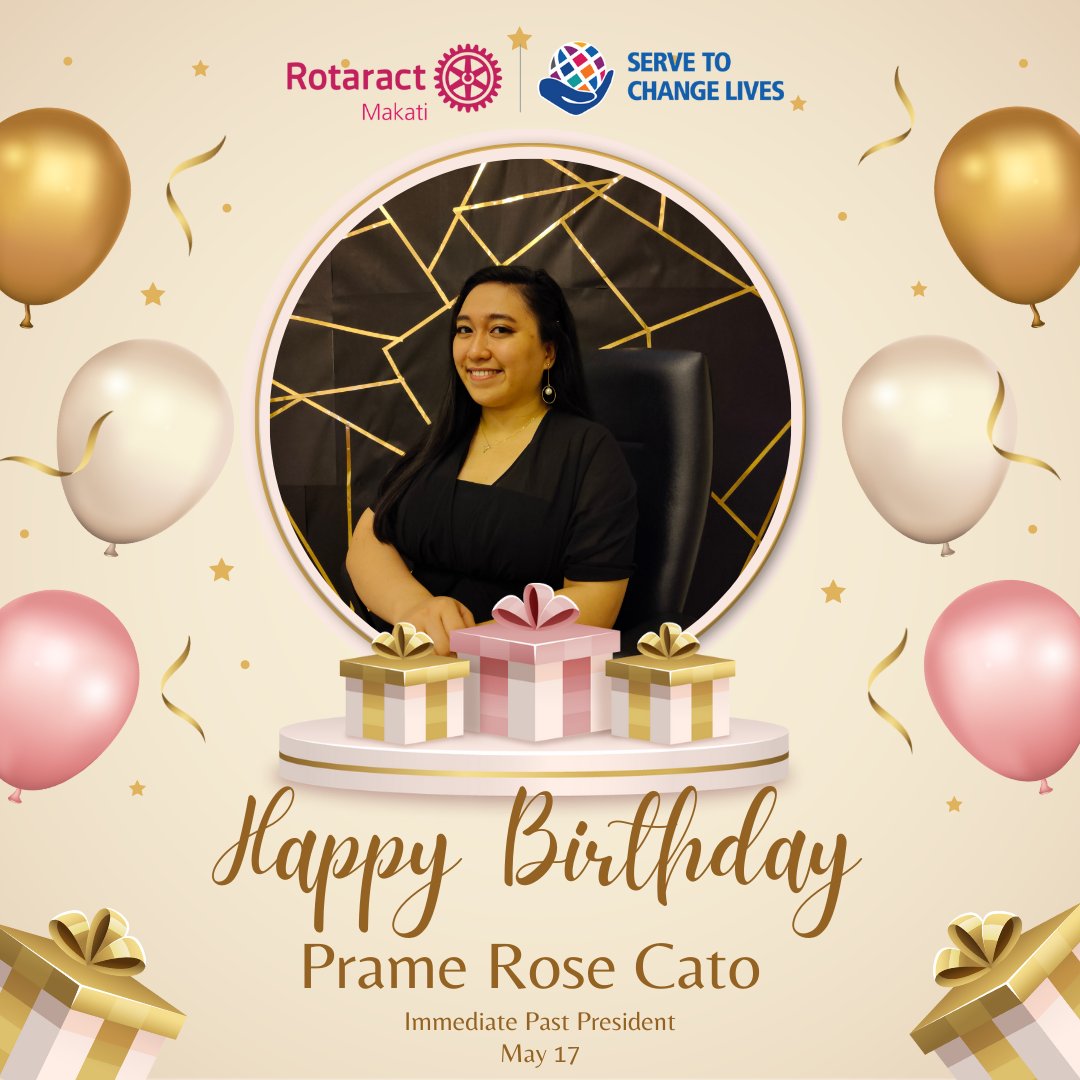 RACMakatiPH's tweet photo. Happy birthday to our Immediate Past President, Prame! 🥳 https://t.co/6TJiIAwHnh