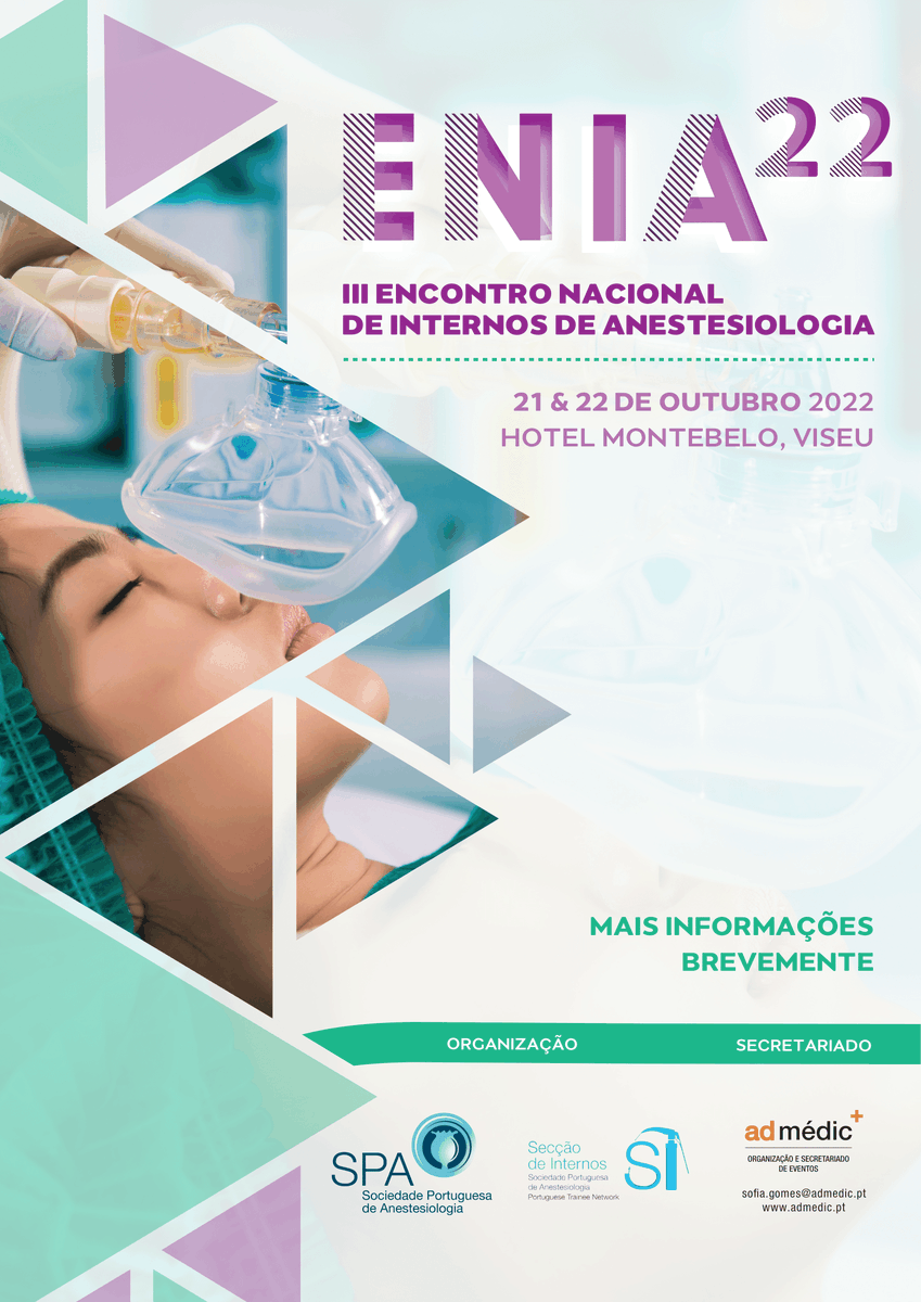 S_Internos_SPA's tweet photo. 📢 𝗦𝗔𝗩𝗘 𝗧𝗛𝗘 𝗗𝗔𝗧𝗘 - 𝐄𝐍𝐈𝐀 𝟐𝟎𝟐𝟐 📢

𝗜𝗜𝗜 𝗘𝗻𝗰𝗼𝗻𝘁𝗿𝗼 𝗡𝗮𝗰𝗶𝗼𝗻𝗮𝗹 𝗱𝗲 𝗜𝗻𝘁𝗲𝗿𝗻𝗼𝘀 𝗱𝗲 𝗔𝗻𝗲𝘀𝘁𝗲𝘀𝗶𝗼𝗹𝗼𝗴𝗶𝗮 

➡️ 𝟐𝟏 𝐞 𝟐𝟐 𝐝𝐞 𝐨𝐮𝐭𝐮𝐛𝐫𝐨 
➡️ 𝐇𝐨𝐭𝐞𝐥 𝐌𝐨𝐧𝐭𝐞𝐛𝐞𝐥𝐨, 𝐕𝐢𝐬𝐞𝐮

#ENIA2022 https://t.co/lSJ6bels5O