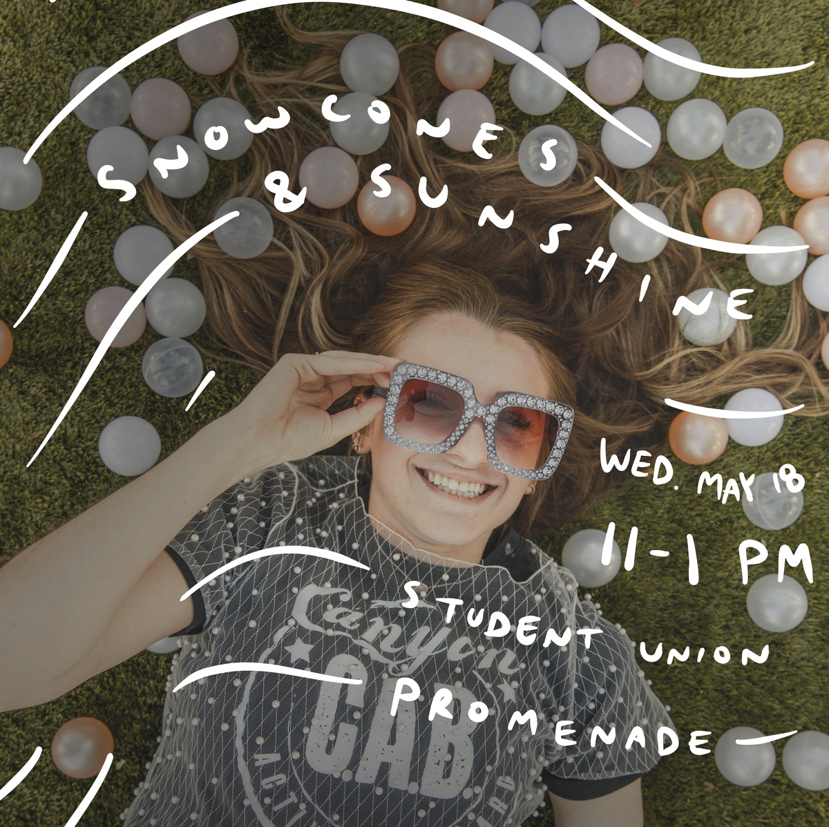 CABGCU's tweet photo. Snow Cones &amp; Sunshine 🍦☀️
Come kick off summer  Wednesday, May 18 from 11am-1pm at the Student Union Promenade!
Make sure to come by for Kona Ice and to win some summer essentials:
-beach towels
-pool floaties
-tumblers
-more https://t.co/x7F8qZTuf0