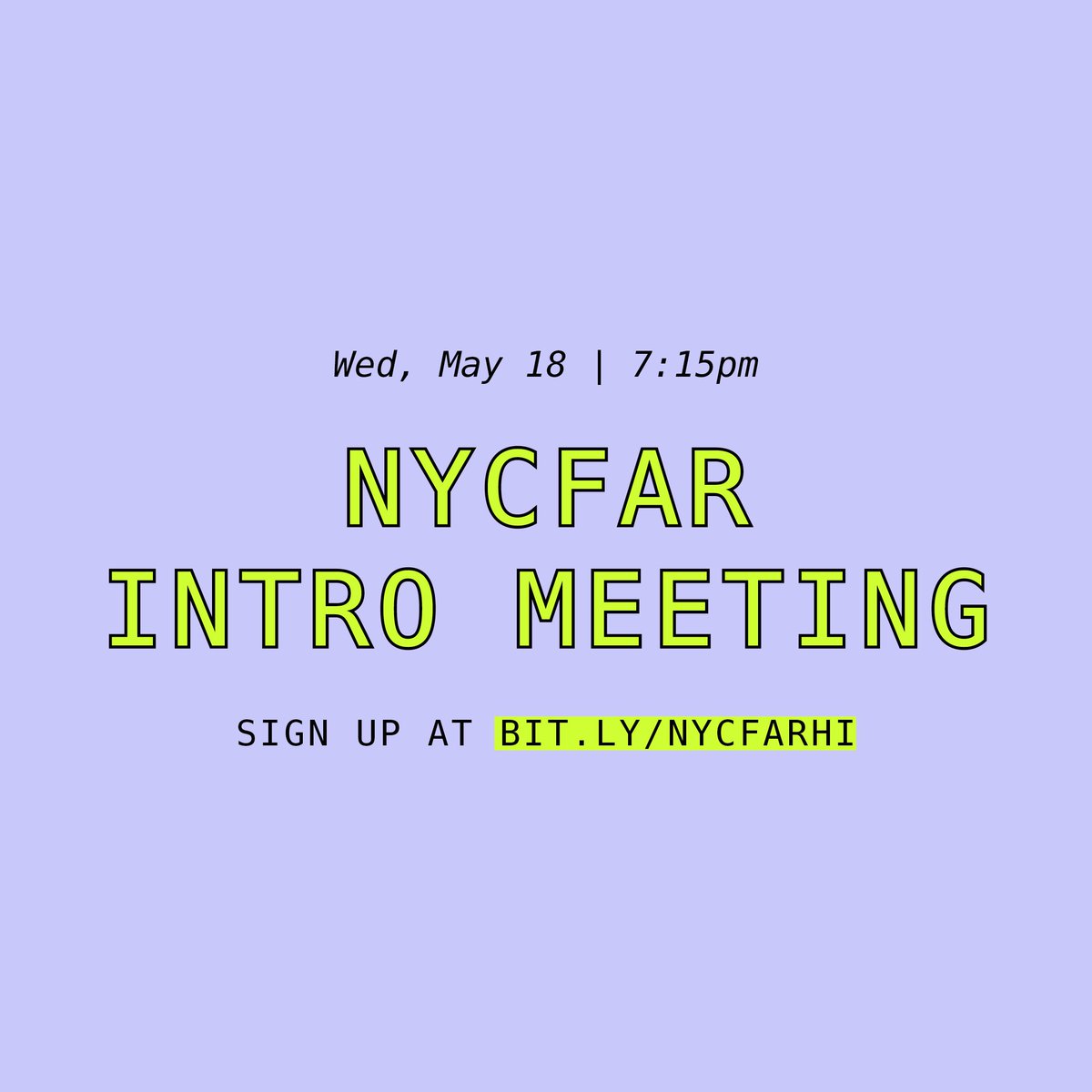 nycforabortion's tweet photo. Want to learn more about NYC for Abortion Rights (that’s us!) and how you can get involved in clinic defense, abortion educational events, writing, coalition building, &amp; more? Join us for an virtual intro meeting this Wednesday @ 7:15pm. Sign up @ https://t.co/6yTLGTKq73 💚 https://t.co/CQR1uYFxXy
