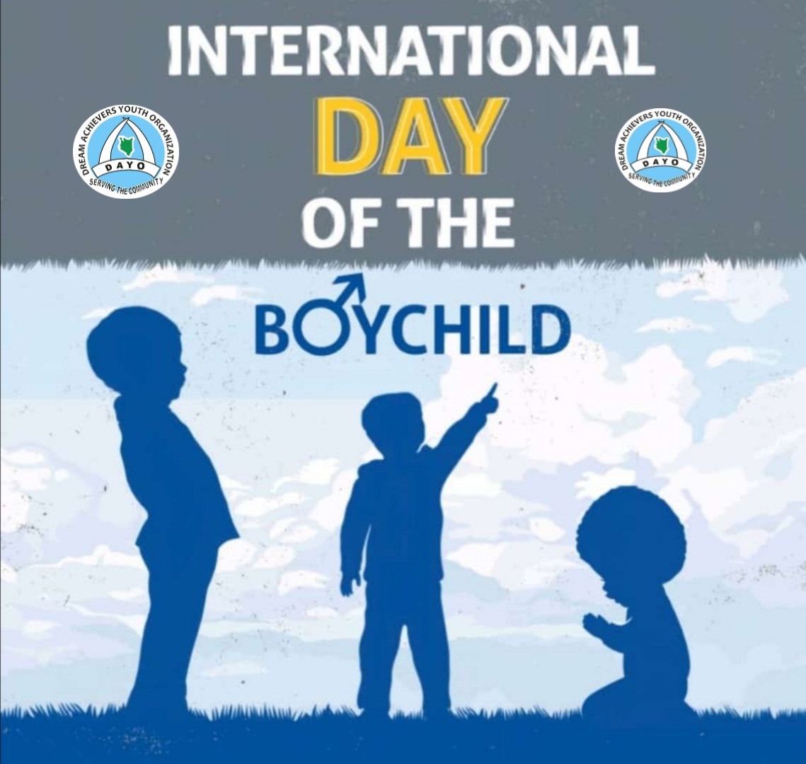 The boy child is important The boy child needs to be protected The boy child needs to be love The boy child needs affection Happy international boy child day #InternationalBoyChildDay #DayoSpeaks