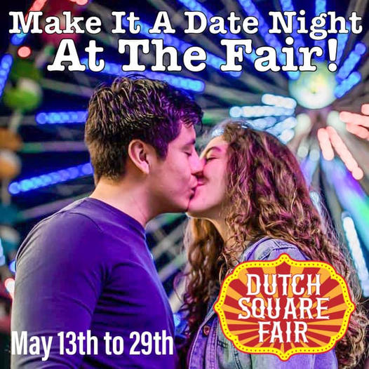 stratesshows's tweet photo. Memories. Made. Here! Free gate admission! The Dutch Square Fair in Columbia. Rides! Games! Food! Family Fun! Open today until May 29th. Gates open at 4p weekdays; 1p weekends. #DutchSquareFair #StratesShows https://t.co/P2KzDJmVsW