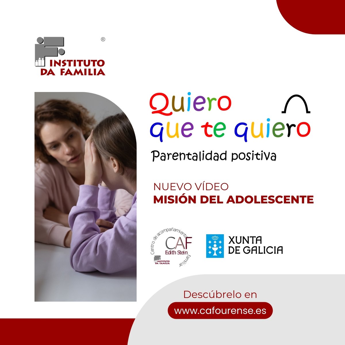 insdafamilia's tweet photo. ¿Dejamos que el adolescente nos asombre? 😮 ¿Cuál es la misión del adolescente? ⛳️ ¿Cómo busca su identidad, autonomía y comunidad? 👉 https://t.co/l7I9d07GYm #Quieroquetequiero
⁣
@Xunta⁣
#CAFEdithStein⁣
#acompañamientoadolescentes #adolescentes #adolescencia https://t.co/2t0ApFwv1w