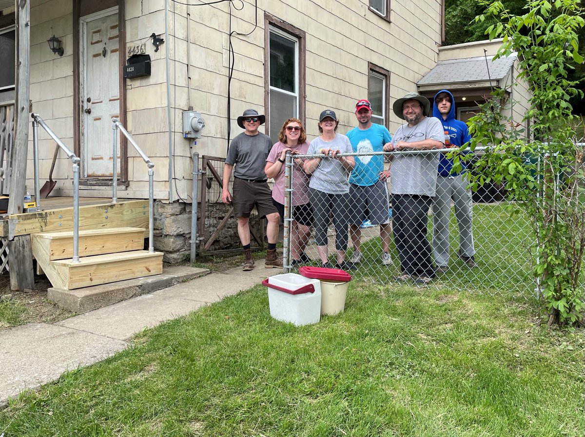 Elevar_Design's tweet image. Our Repair Affair crew from this weekend! We worked with @PWCCincy on Saturday morning to replace some steps and a fence. PWC provides critical home repair maintenance services, helping to restore safety and security to their clients, learn more here: bit.ly/38uwwaQ