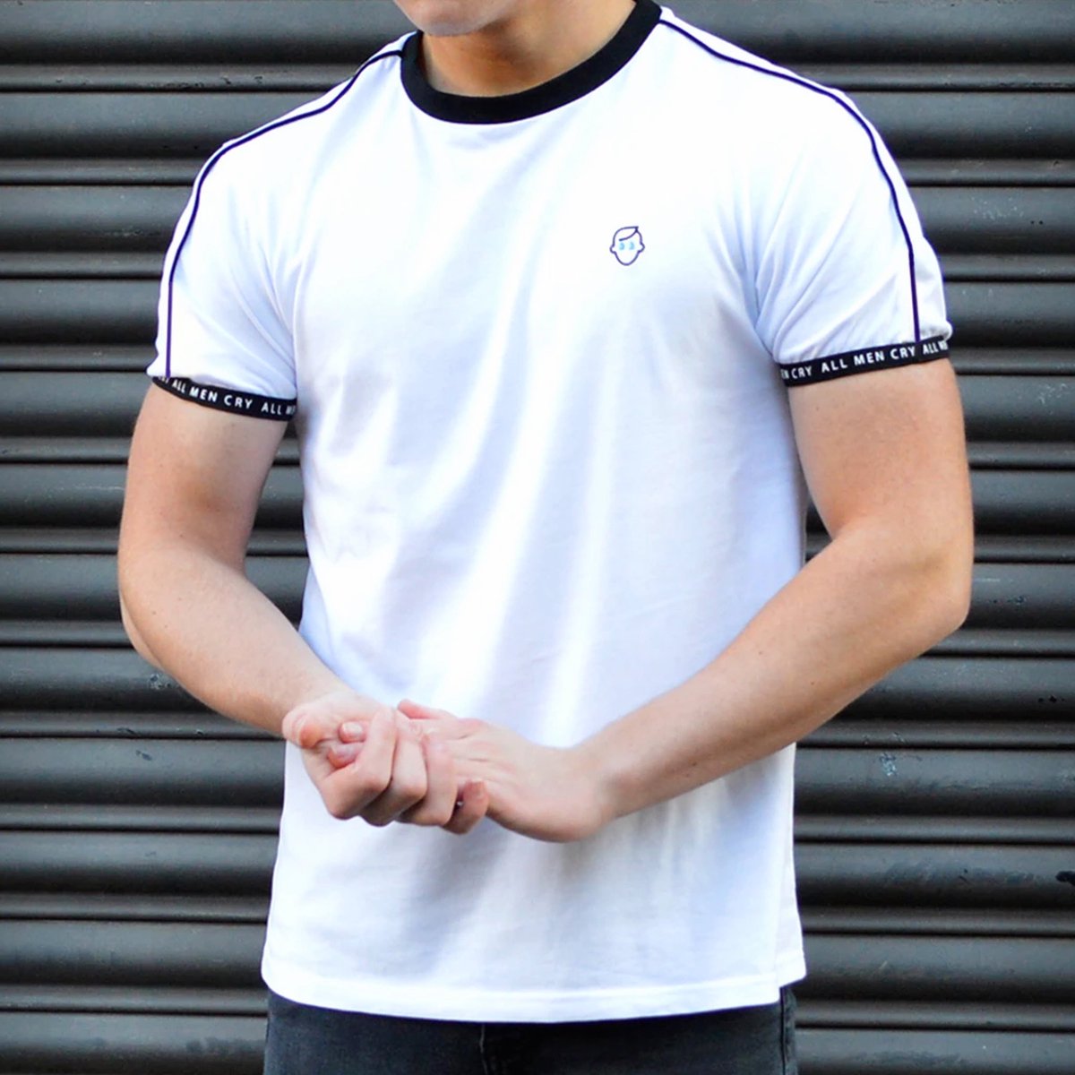 AllMenCry's tweet photo. Our contrast tee. Unbeatable comfort no matter what time of year. Available online now! 

https://t.co/VjAoTFDpld

20% EVERYTHING!
#mentalhealthawarenessmonth 

#allmencry #fashion #style #mens #tee #mentalhealth #tshirt #collection #mentalhealth #mentalhealthawareness https://t.co/6wRSXXXLQI