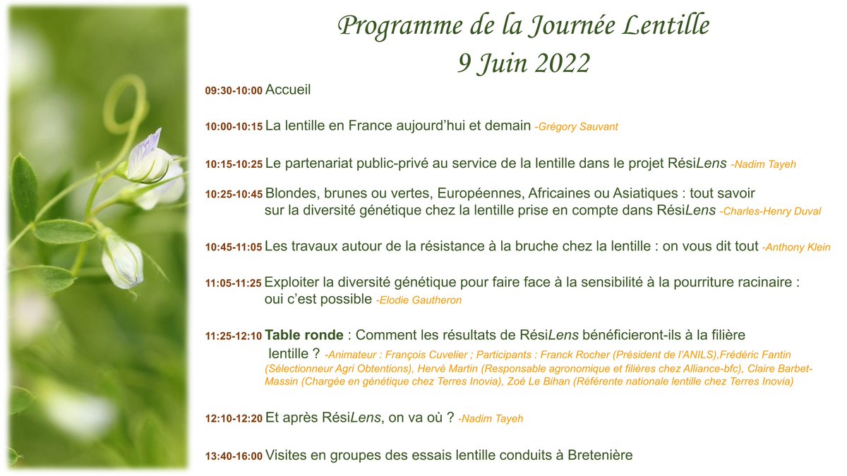 LentilleFR's tweet photo. Plus que 10 jours pour vous inscrire ... https://t.co/7vh1YluEMq