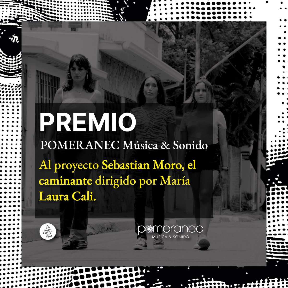 La mujer y el cine felicita a María Laura Cali por el proyecto "Sebastian Moro, el caminante" con el premio POMERANEC Música y Sonido.

👏🏽
 
<a href="/guspomeranec/">Gustavo Pomeranec</a>