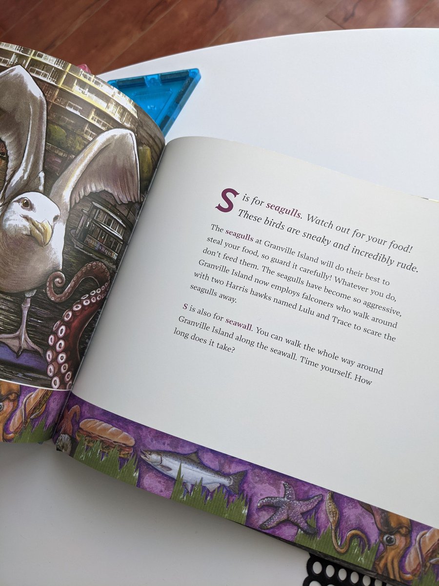 Jenn_Wint's tweet photo. On #BCBookDay I wanted to share this gorgeous book from @HHPublishing by Alison Kelly, illustrated by Linda Sharp. It's so beautiful with quirky, fun "very Vancouver" descriptions of @granville_isle! @vancouver_mom #VMBookClub #yvrbooks https://t.co/aI2OJkEJgM