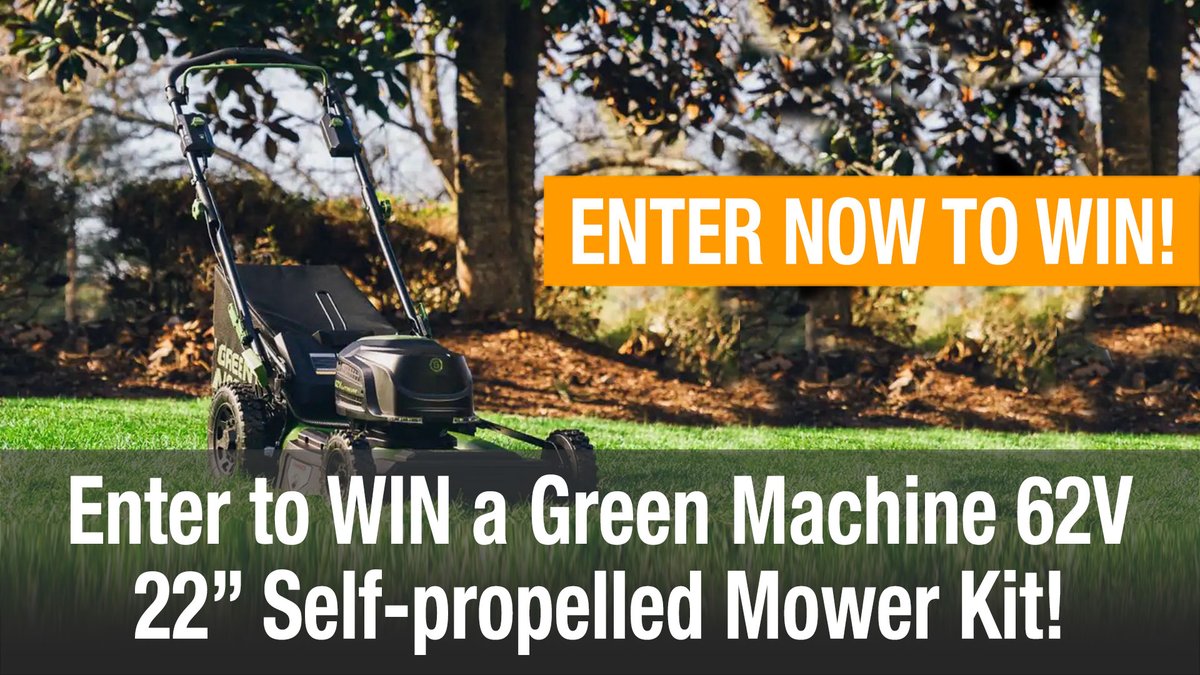 ProToolReviews's tweet photo. Enter to #win a @greenmachineus 62V #lawnmower kit in our #giveaway at https://t.co/gN6ruKKWHA Visit the link to earn extra entries!
#tools #mowing #lawn #GreenMachine #landscaping #landscaper #ope #ptrgrm22 #lawncare https://t.co/0dAsuXWj7D