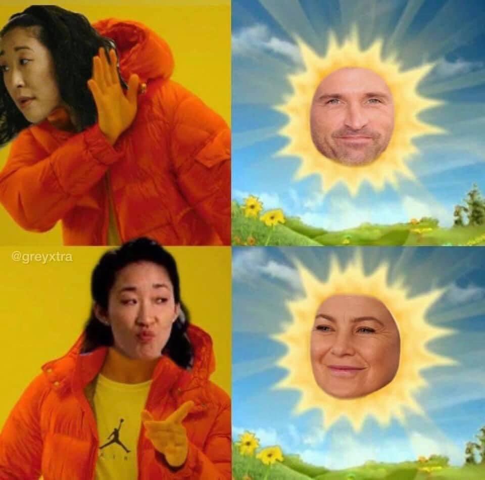GreysAnatomyHD's tweet photo. He’s not the sun you are! 😂 https://t.co/ExUZzee31T