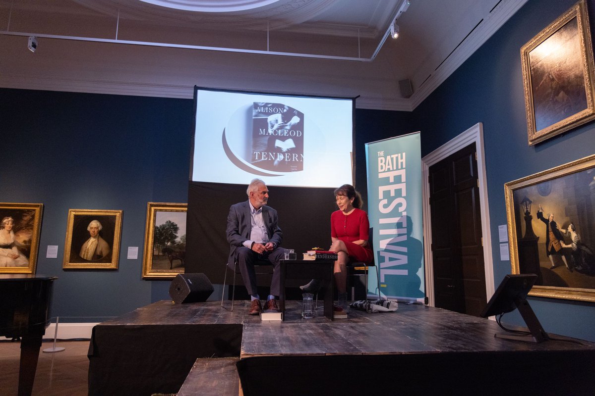 BathLitFest's tweet photo. In our last event of Day 4 at @holburnemuseumbath, we were privileged to hear Alison MacLeod and Richard Owen discuss D.H. Lawrence and Alison's book, Tenderness 🌟

📸 Dan Martin

#TheBathFestival #LiveEventsAreBack #books #scandal #inspiration https://t.co/gaSawVZSe4