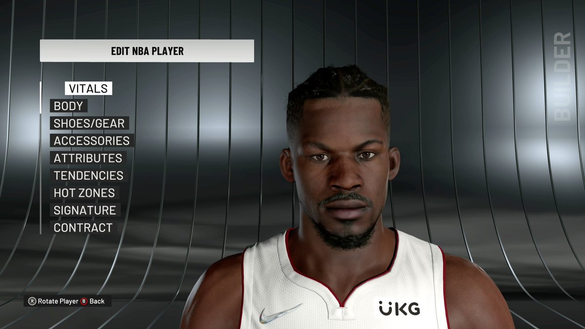 TicoisTocory's tweet photo. This is the one for all the @MiamiHEAT fans! Jimmy Butler! The community request was heavy, needed a new Jimmy Butler! We got it, folks! On the left no Fury Band on the Right I had to do the Headband Fix. #NBA2K22forXboxOne #NBA2K22Update https://t.co/4rdB8wEkMv