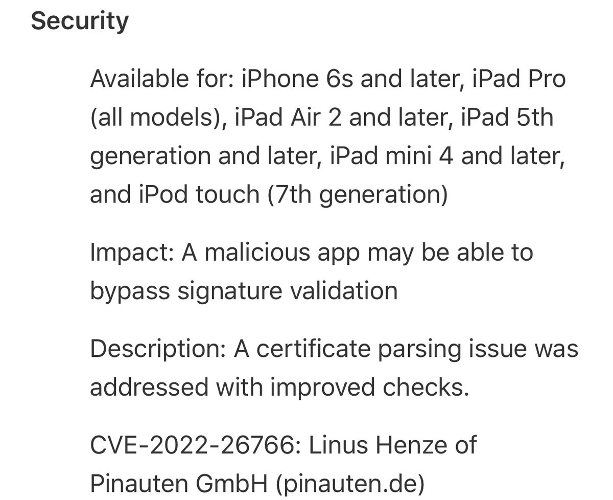 Linus Henze tweet media