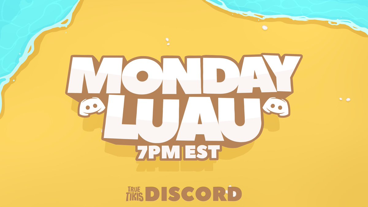 Monday Luau’s ARE BACK! See you tonight Tiki fam! 🌺

💎 ETH Prizes
💎 Free Mints
💎 Exclusive Alpha
💎 Secret Prizes

🌊 Discord.gg/truetikis