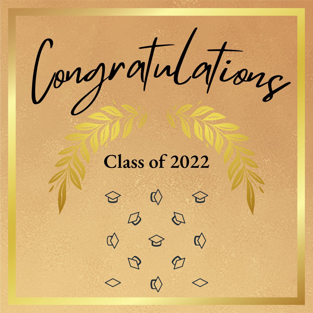 Congratulations to the Class of 2022! 🎉🎓

We were honored to serve you and watch you grow throughout your college career! Don't forget to stop by once in a while and say hi! We know that you're on to bigger and better things. We'll see everyone else again soon!