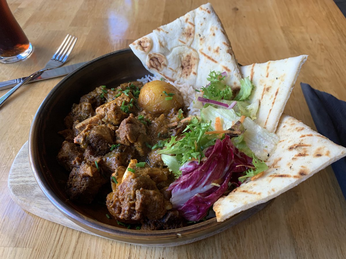 Just sat down to this wonderful bowl of African Mutton Curry the smell is intoxicating it transports me to my childhood walking around the Oriental Plaza in Durban South Africa with the fragrant smell of freshly ground curry spices.