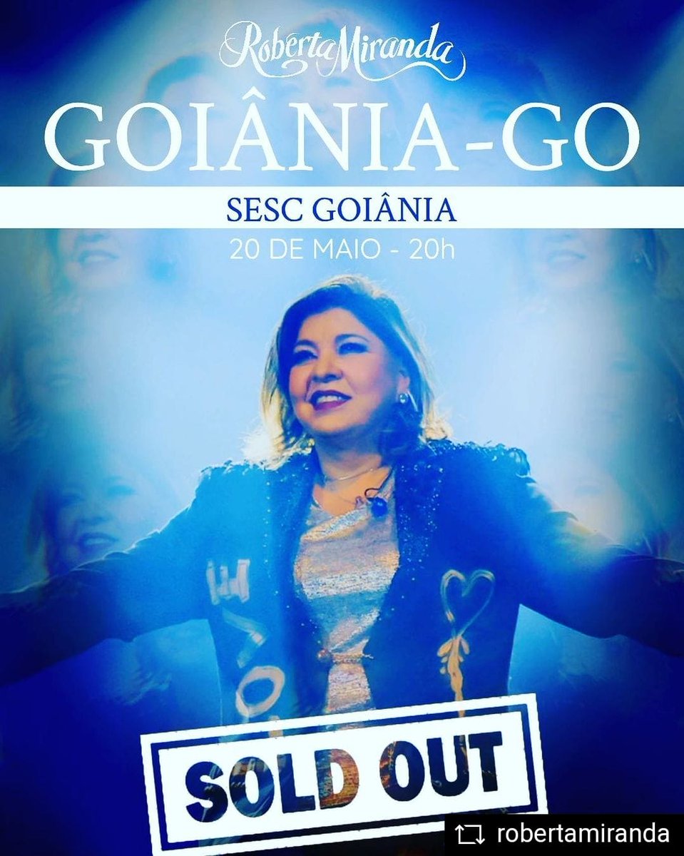 albamiranda2010's tweet photo. Ou só coloquei: Show @robertamiranda no Sesc Goiânia! Ingressos esgotados! https://t.co/jNTIgJWKI5