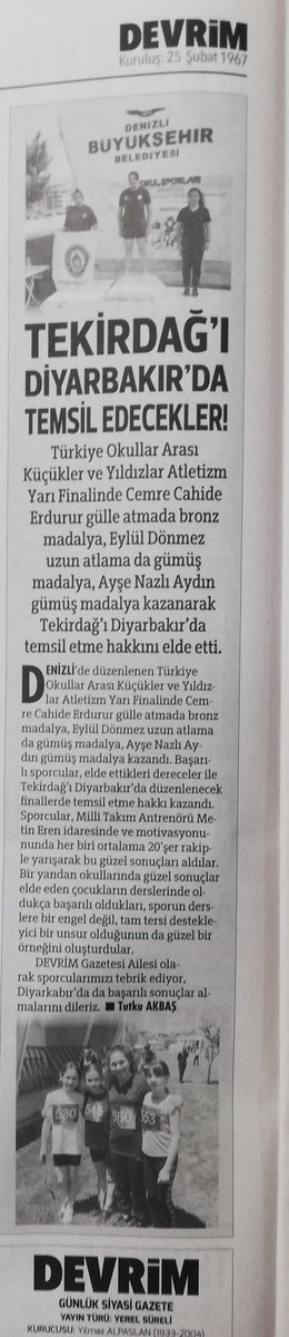 Cemerdurur's tweet photo. Teşekkür ederiz #devrimgazetesi #zaferalpaslan #ayselgüneş #tutkuakbaş #onurşeker #devrimwebtv #semanursaygınözay https://t.co/3xsdCzHg7w