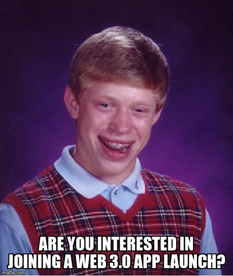overflow_meme's tweet image. Are you interested in joining a web 3.0 app launch? stackoverflow.com/questions/7226… #decentralizedapplications #web3 #back4app #blockchain