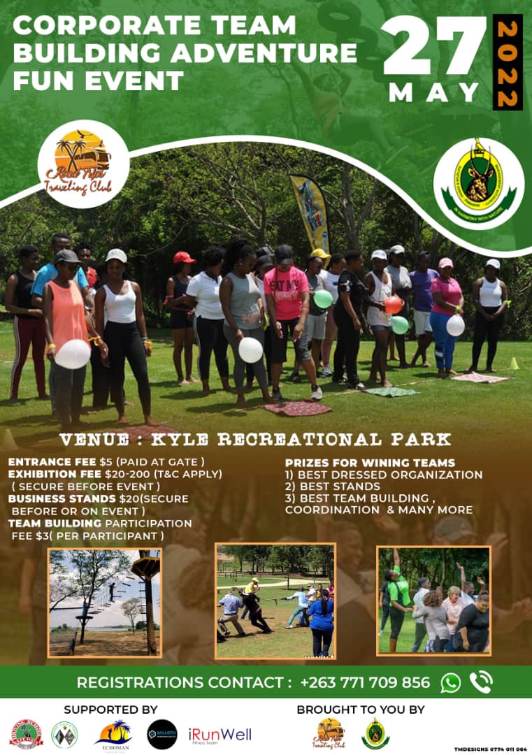 Zimparks's tweet photo. Corporate Team Building Adventure at Lake Kyle Recreational Park. Be part of the fun!!!
#daretotravel
#localtourism
#knowyourparks 
#visitkyle 
#inharmonywithnature https://t.co/QAqNIC9J3h