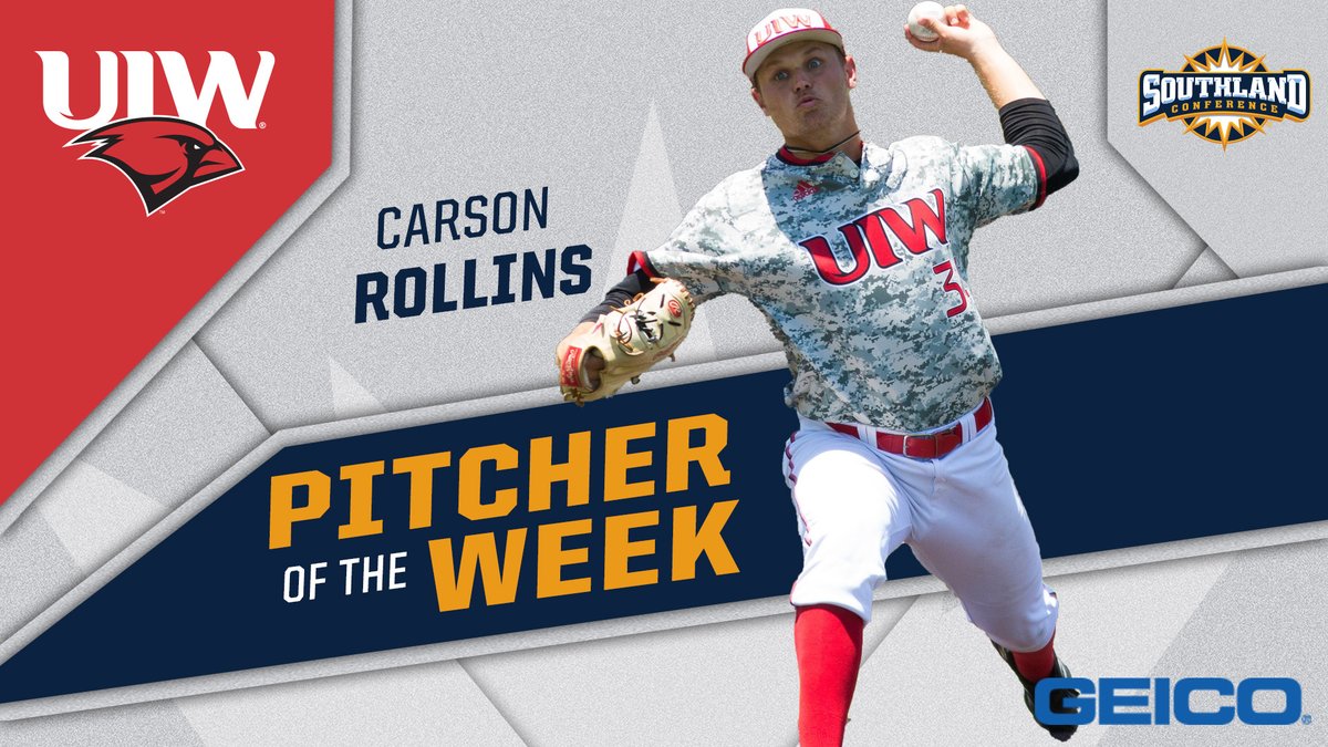 SouthlandSports's tweet photo. After striking out a career-high 8⃣ batters in 6⃣.2⃣ innings of relief, Rollins is this week's Pitcher of the Week, presented by GEICO❗️

#SouthlandStrong | #TheWord 

📰- https://t.co/Ha41hHXVzL https://t.co/H2ugQhxW9j