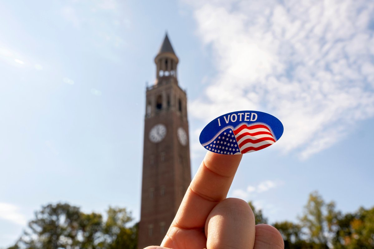 UNCandCommunity's tweet photo. Tuesday is primary election day! Download your sample ballot and find your polling place using @NCSBE's voter tools. https://t.co/tTtEUrxJ09
Polling places, including @UNCStoneCenter for those registered in the #UNC precinct, will be open 6:30 a.m. to 7:30 p.m. #GoHeelsGoVote https://t.co/kowI4dN6a8