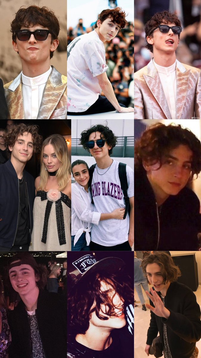 timothée chalamet at cannes (2018-2021)