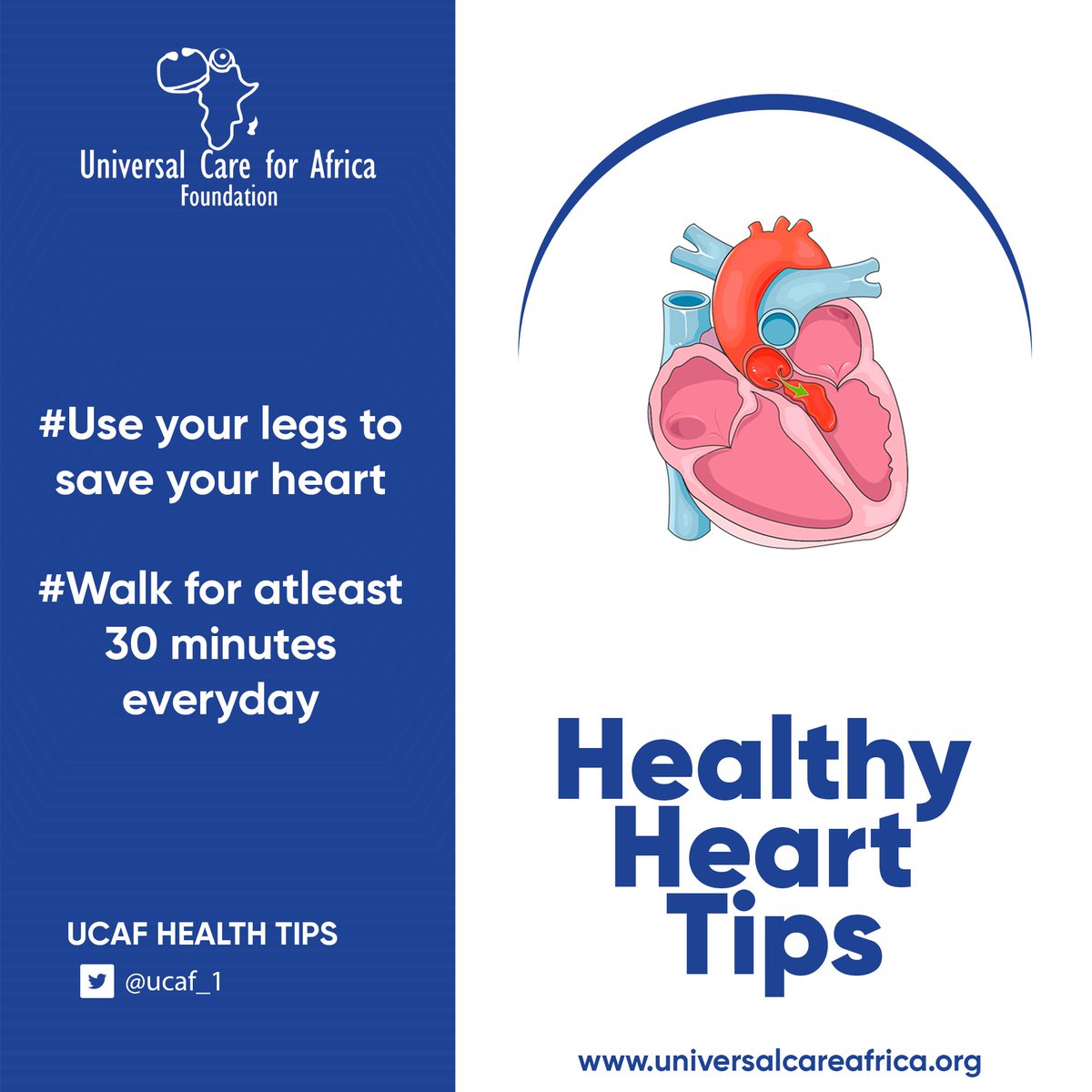 ucaf_1's tweet photo. Use your legs to save your heart #healthtips https://t.co/zRAHSeghkn