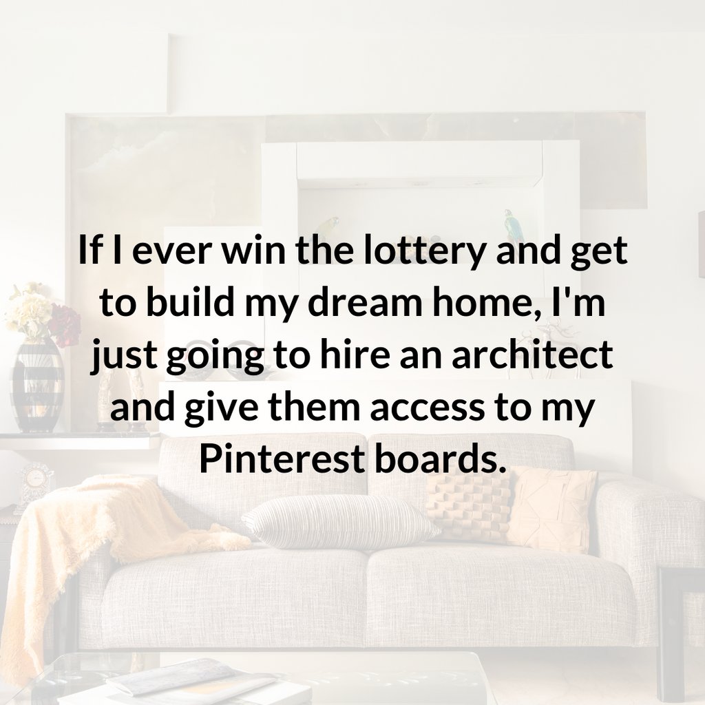 JustinTuckerTe1's tweet photo. Can anyone else relate?? 😅. Who else has a ton of Pinterest boards for their dream home?

#JustinTuckerTeam #pinterestboard #pinterestboards #pinterestinspo #dreamhome #homegoals #homedecor #homedesign #realestate #realestatedesign https://t.co/oTzjR4s1aJ
