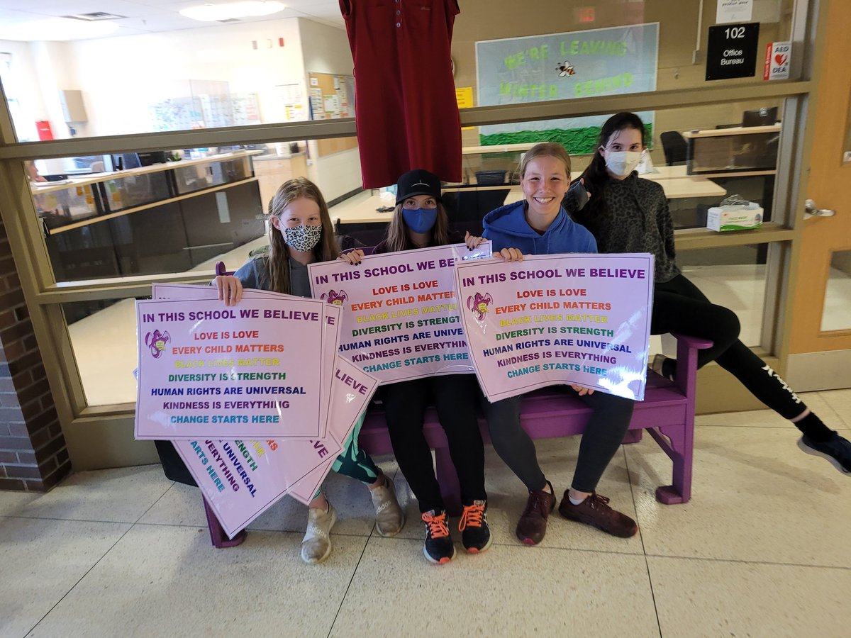 TheDukeofC2013's tweet photo. DOC's GSA (Gay Straight Alliance) has outdone themselves this year. In preparation for tomorrow's International Day Against Homophobia, Transphobia and Biphobia and June's PRIDE Month, our students have been presenting one of these posters to each classroom at Duke. #DOCROCKS https://t.co/DRNQxI9hhF