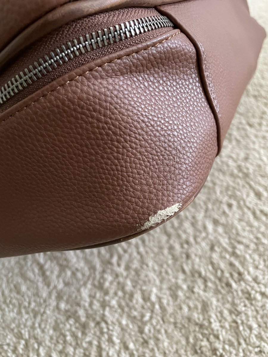 clewin52190's tweet photo. @AlaskaAir I was forced to gate check my soft leather duffel bag which is not meant for that purpose and it was notably damaged. I did not see it until after I left the baggage area. How do I file a claim? https://t.co/l60Gc3ZB4H