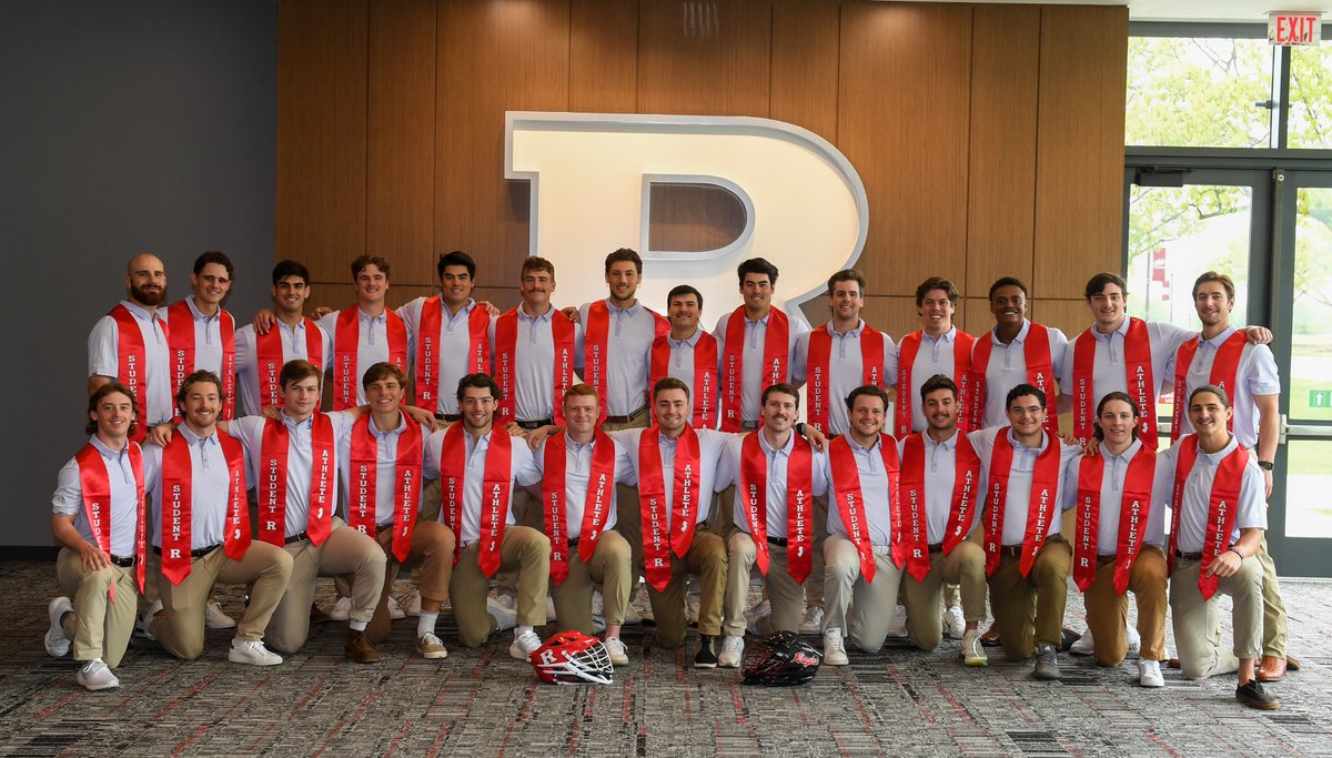 RUmlax's tweet photo. It was a big weekend for the seniors on #RUMLax! 

27 student-athletes earned their Undergraduate and Masters Degrees from @RutgersU. 

They were a little busy during commencement on Sunday though, as they led RU to an NCAA Tournament Quarterfinals for the second straight season https://t.co/VtLZp0ihSZ